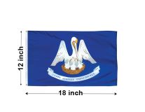 12"x18" Louisana Nylon Outdoor Flag